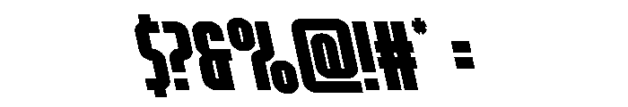 Valiant Times LC Leftalic Font OTHER CHARS