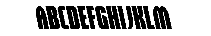 Valiant Times LC Leftalic Font UPPERCASE