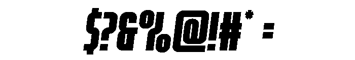 Valiant Times LC Semi-Italic Font OTHER CHARS