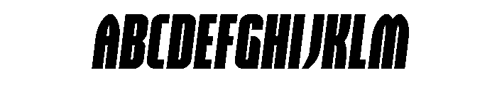 Valiant Times LC Semi-Italic Font UPPERCASE