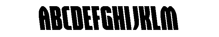 Valiant Times LC Semi-Leftalic Font UPPERCASE