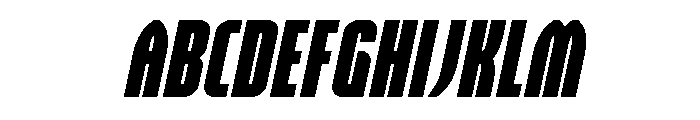Valiant Times LC Spaced Italic Font UPPERCASE
