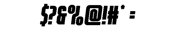 Valiant Times LC Spaced SemiIt Font OTHER CHARS