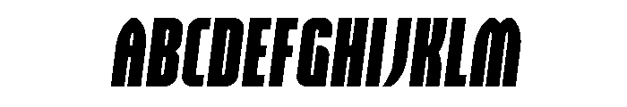 Valiant Times LC Spaced SemiIt Font UPPERCASE