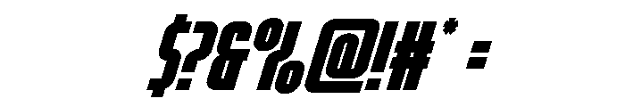 Valiant Times LC Super-Italic Font OTHER CHARS
