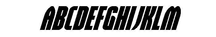 Valiant Times LC Super-Italic Font UPPERCASE