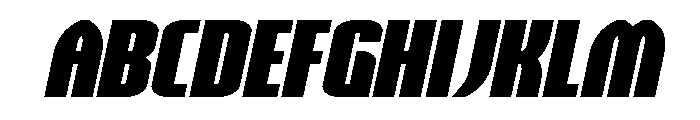 Valiant Times LC Wide Italic Font UPPERCASE
