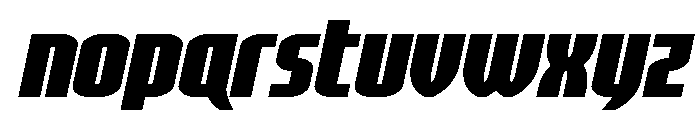 Valiant Times LC Wide Italic Font LOWERCASE