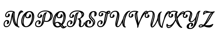 ValidityScriptBoldPERSONALUSE-I Font UPPERCASE