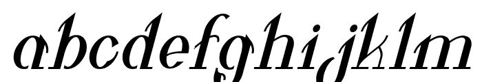 Valkyrie Bold Italic Font LOWERCASE