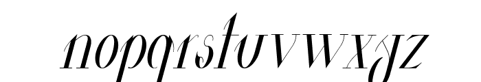 Valkyrie Condensed Italic Font LOWERCASE