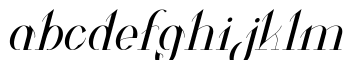 Valkyrie Italic Font LOWERCASE