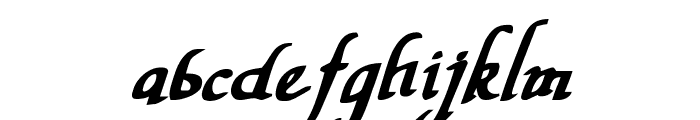 Valley Forge Bold Italic Font LOWERCASE