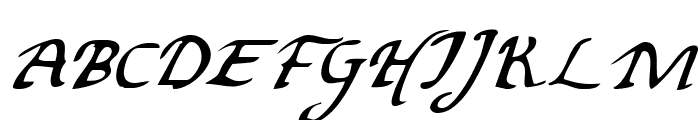 Valley Forge Italic Font UPPERCASE