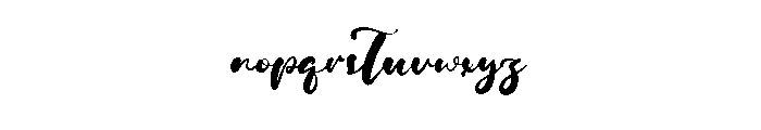 Valley River Font LOWERCASE