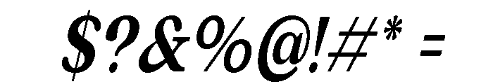 Valverde-CondSemBdIta Font OTHER CHARS