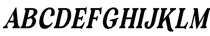 Valverde-CondSemBdIta Font UPPERCASE