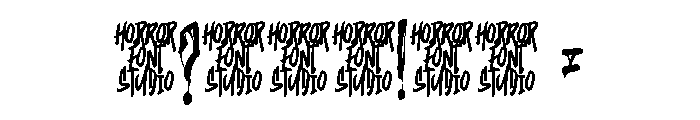 Vampyr Castle Font OTHER CHARS