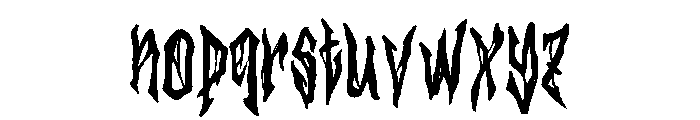 Vampyr Castle Font LOWERCASE