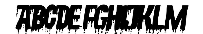 VampyrishABC-Oblique Font UPPERCASE