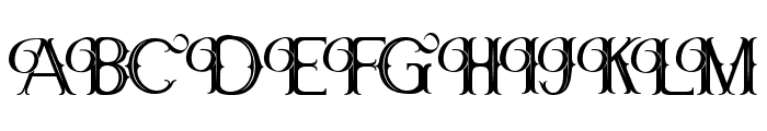 Vanberg Free Regular Font UPPERCASE