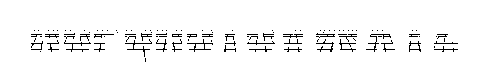 VanchromeGrid-Regular1 Font UPPERCASE