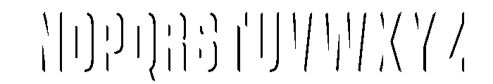 VanchromeRight-Regular1 Font LOWERCASE