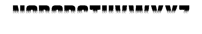 VanchromeSky-Regular Font LOWERCASE