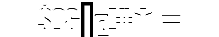 VanchromeUp-Regular Font OTHER CHARS