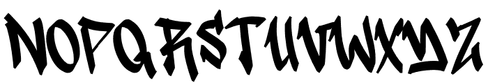 Vandal Rush Font UPPERCASE