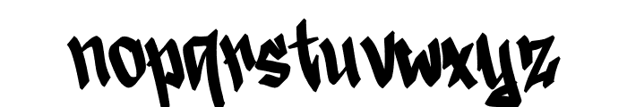 Vandal Rush Font LOWERCASE