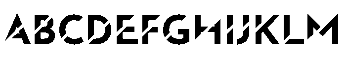 VanemNonCommercial Font UPPERCASE