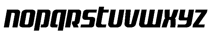 Vanguardian Compact Italic Font UPPERCASE