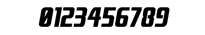 Vanguardian Condensed Italic Font OTHER CHARS