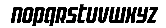 Vanguardian Condensed Italic Font UPPERCASE