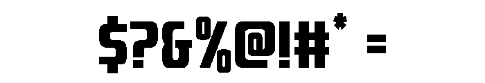 Vanguardian Condensed Font OTHER CHARS