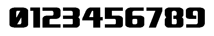 Vanguardian Expanded Font OTHER CHARS