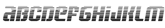Vanguardian Gradient Italic FONT