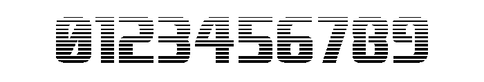 Vanguardian Gradient Font OTHER CHARS