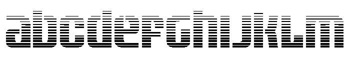 Vanguardian Gradient Font UPPERCASE