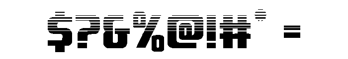 Vanguardian Halftone Font OTHER CHARS