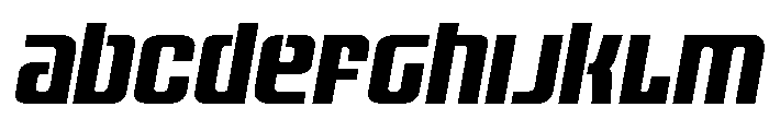 Vanguardian Italic Font UPPERCASE