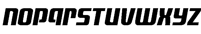 Vanguardian Italic Font LOWERCASE