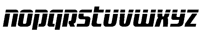 Vanguardian Laser Italic Font UPPERCASE