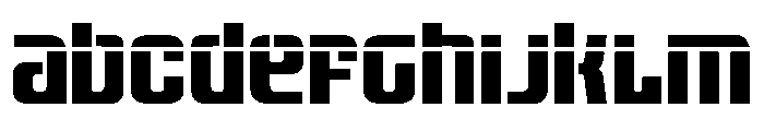 Vanguardian Laser Font UPPERCASE