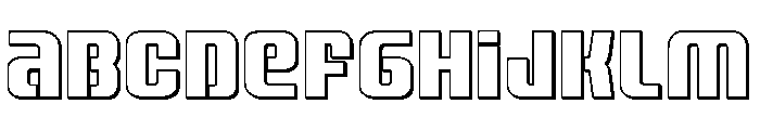 Vanguardian Outline FONT