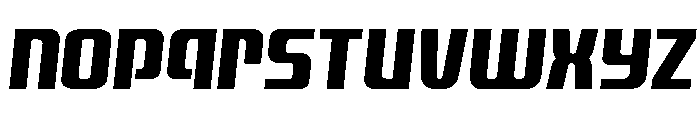 Vanguardian Semi-Italic Font LOWERCASE