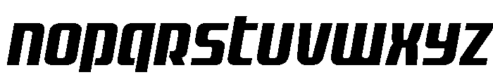 Vanguardian Spaced Italic Font UPPERCASE