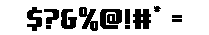 Vanguardian Spaced Font OTHER CHARS