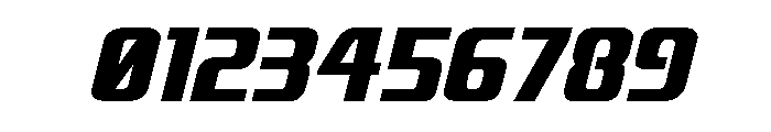 Vanguardian Super-Italic Font OTHER CHARS